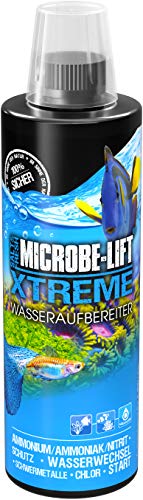 MICROBE-LIFT Xtreme - 437 ml - Wasseraufbereiter neutralisiert schädliche Stoffe in Meer- & Süßwasseraquarien, sorgt für fischgerechtes Wasser, entfernt Chlor & Schwermetalle von MICROBE-LIFT