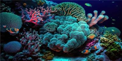 MIRRORANG 61x30cm Tropische Fische Tank Hintergrund Korallenriff Wasserpflanze Unterwasser Aquarium Hintergrund Vinyl von MIRRORANG