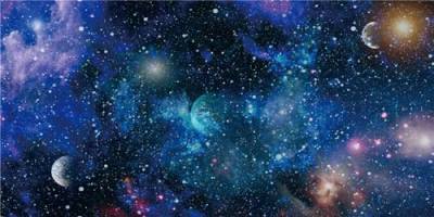 MIRRORANG 91x50cm Weltraum Aquarium Hintergrund Stern Galaxie Nebel Astronomie Cluster Thema Aquarium Hintergrund Galaxie Mystery Terrarium Hintergrund (Nicht Aufkleber) von MIRRORANG