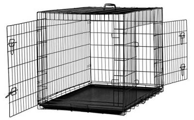 MYPETS® X-Treme Safe Hundegitterbox mit Bodenwanne für innen & außen (S= 61x46x51 cm) von MYPETS