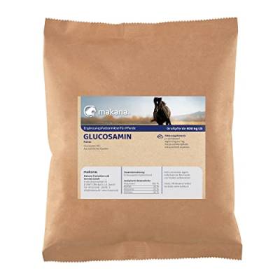 Makana Glucosamin HCL Pulver für Pferde, 500 g Beutel von Makana
