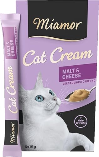 Miamor Cat Snack Malt-Cream + Käse 11x6x15g von Miamor