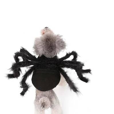 Mikikit plüschkostüm plüsch kostüm Tierkostüm für Fotos Lustiges Haustierkostüm Halloween-Kostüme für Hunde Welpenzubehör die Katze Spinne Pullover Kleidung Verwandlungs-Outfit von Mikikit