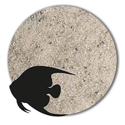 Anbobo Aquarium Sand/Aquarium Kies 25 KG - 0,4-0,8mm naturweiß von Anbobo