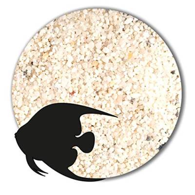 Anbobo Aquarium Sand/Aquarium Kies 25 KG - 0,71-1,25mm naturweiß mehrfach gewaschen von Anbobo