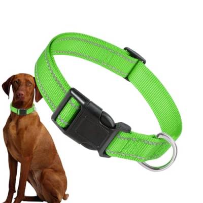 NUDGE Verstellbares Welpenhalsband – Komfort-Halsband für Hunde, verstellbare Nylon-Schnalle, Nylon, atmungsaktiv, bequem für verschiedene Hunde von NUDGE