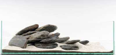 Dark Blue Sky Rock | Echter Stein Aquarium Deko | Naturstein für natürliche Aquarienlandschaft | 1 Stein | Größe: 13-17cm von NatureHolic