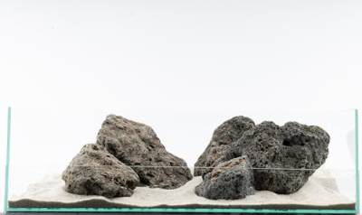Galapagos Stein | Echter Stein Aquarium Deko | Naturstein für natürliche Aquarienlandschaft | 1 Stein | Größe:M 15-20cm von NatureHolic