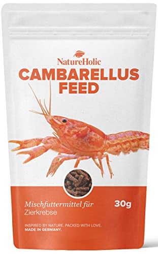NatureHolic - Cambarellusfeed CPO/Zwergkrebsfutter - 30g Futter für Süßwasserkrebse der Gattung Cambarellus, Procambarus & Co. von NatureHolic
