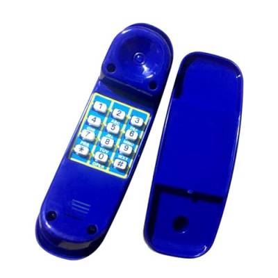 Perfeclan Kinderspielhaus Spielzeug Telefon Kinderklettergerüste Telefonschaukel Zubehör Outdoor-Ausrüstung für pädagogisches Geschenk, Blau von Perfeclan