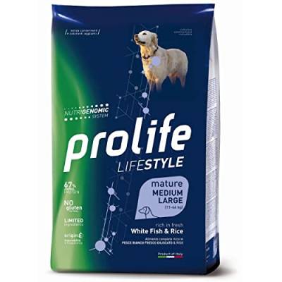 Prolife - Lifestyle Mature Medium/Large mit Fisch und Reis 12 kg von Prolife