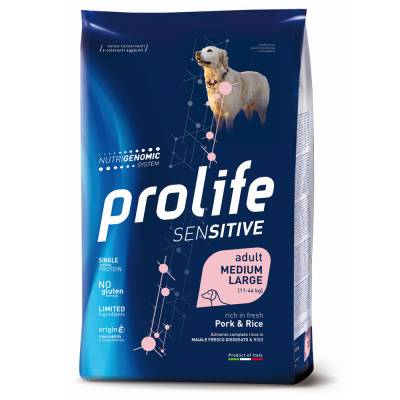 Dog Prolife Sensitive Schwein & Reis - 10 kg von Prolife