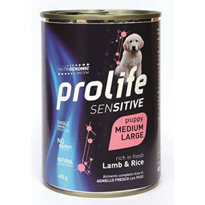 PROLIFE Sensitive Puppy Lamm und Reis Medium Large 400 g von Prolife