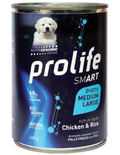 PROLIFE Smart Puppy Huhn und Reis, mittelgroß, 400 g von Prolife