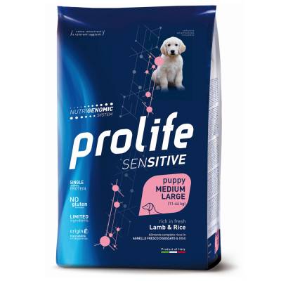 Prolife Dog Puppy Sensitive Medium/ Large Lamm & Reis - 2 x 10 kg von Prolife