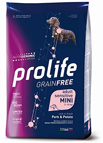 Prolife Grain Free Erwachsene Sensitive Schweinefleisch & Kartoffeln – Mini – 7 kg von Prolife