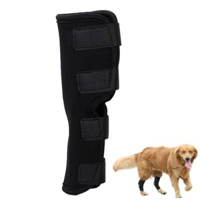 Pzuryhg Hunde-Ellenbogen-Bandage – verstellbare und bequeme Hundearmmanschette | schützende Hunde-Hinterbeinbandage, Hundearmmanschette, Hunde-Ellenbogenschutz für alle Jahreszeiten, kleine, von Pzuryhg