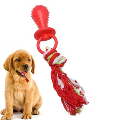 Weiches Kauspielzeug für Hunde – Mundpflege-Seil-Hundespielzeug, Zahnen, Welpenspielzeug, langlebiges Kauspielzeug für Welpen, Spielzeit, Training von Pzuryhg