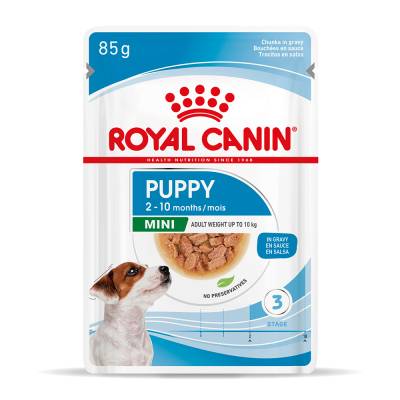 Royal Canin Mini Puppy in Soße - Sparpaket: 48 x 85 g von Royal Canin Size