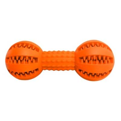 Rurunklee Leckerli-Spender für Hundespielzeug, Leckerli-Spielzeugspender für Hunde | Haustier-Zahnreiniger-Kauspielzeug | Heimtierbedarf, Kauspielzeug für Hunde mit Hantelform-Design für das von Rurunklee
