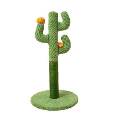 Kaktus-Katzenkratzer, Katzenkratzbaum, Vertikaler Grüner Kratzbaum (Color : Green, Size : L) von SUABON