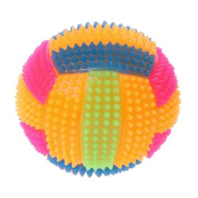 Saddgo Hunde-Trainingsball mit bunten LED-Lichtern, interaktives Spielzeug für Welpen, Kätzchen, Kauspaß, interaktives Kauspielzeug von Saddgo