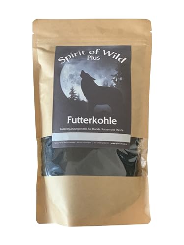 Futterkohle - Futterergänzungsmittel für Hunde, Katzen und Pferde von Spirit of Wild