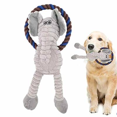 Stronrive Plüsch Schlepper Hundespielzeug | Welpen Zahnreinigung Kauspielzeug,Beißspielzeug für Welpen für die Zahngesundheit, Kauspielzeug für kleine Haustiere, interaktives Welpenspielzeug von Stronrive