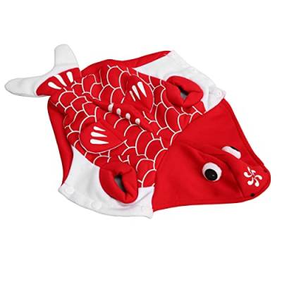 Syrisora ​​Hunde-Fischkostüm, Interessante Halloween-Hundebekleidung für Hunde, Katzen, Cosplay, Goldfisch (L) von Syrisora