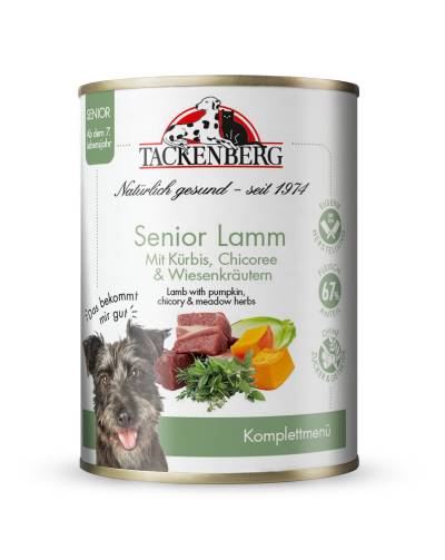 Nassfuttermenü für Senioren | Online bei Tackenberg - 400 g - Premiumqualität von Tackenberg von Tackenberg