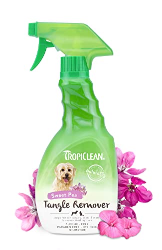 TropiClean Tangle Remover Spray für Haustiere, 473ml, hergestellt in den USA von Tropiclean