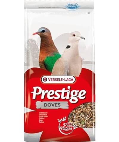 Versele-Laga Prestige Doves | 4 kg | Hochwertige Samenmischung für Tauben | Speziell für Turtel- und kleine exotische Tauben | Reich an Kleinsämereien von Versele-Laga