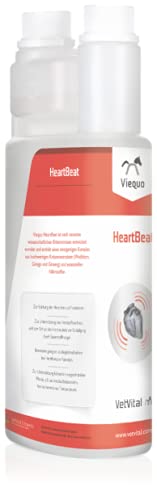 VetVital Viequo Heart Beat | 1 l | Ergänzungsfuttermittel für Pferde | Zur Unterstützung des Herzstoffwechsels und zum Schutz des Herzmuskels vor Schädigung durch Sauerstoffmangel von VetVital