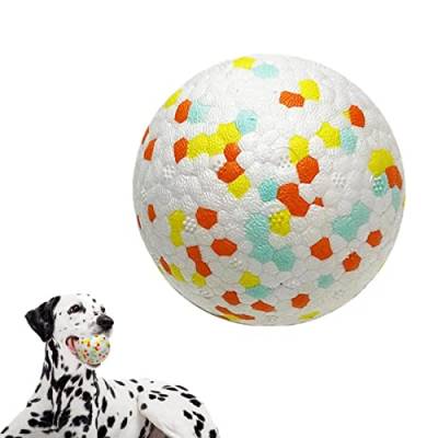Hundeball für aggressive Kauer | Hüpfball für kleine Hunde | Kauballspielzeug für Hunde zum Apportieren und Spielen, Hundetrainingsball, Zahnungsspielzeug, Kauspielzeug, Wasserballspielzeug Visiblurry von Visiblurry