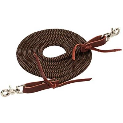 Weaver EcoLuxe Bamboo Trail Reins Brown/Black von Weaver Leather