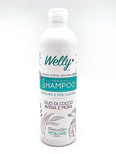 Welly Bio Sanftes Shampoo und Welpen Kokosöl, Hafer und Brombeere 250 ml von Welly