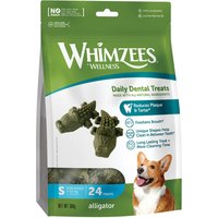 Whimzees by Wellness Alligator Snack  - S: für kleine Hunde (24 Stück) von Whimzees