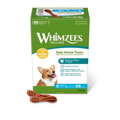 Whimzees by Wellness Monthly Toothbrush Box - Sparpaket: 2 x Größe S von Whimzees