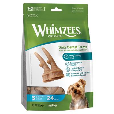 Whimzees by Wellness Occupy Antler - Größe S: für kleine Hunde (24 Stück) von Whimzees
