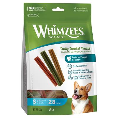 Whimzees by Wellness Stix für Hunde - Sparpaket: 2 x Größe S von Whimzees