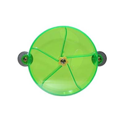 Bird Creative Futtersuche System Rad Seed Food Ball Rotate Training Spielzeug für kleine und mittelgroße Papageien Sittiche Nymphensittich Conure (Grün) von Wontee