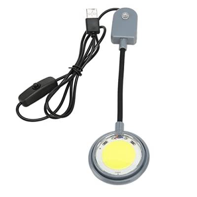 Yctze Flexible Mini-Aquarium-Clip-Lampe für Süßwasser, Salzwasser, LED-Leuchten, Hohe Helligkeit, Softlight, Fle von Yctze
