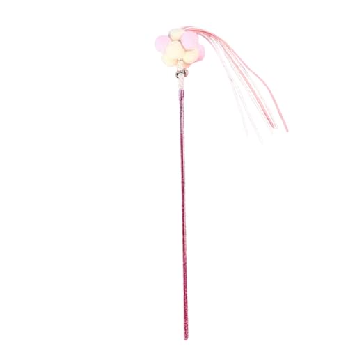 Cat Teaser Stick, Lustiger Katzenstab, Katzenspielzeug Interaktiver Teaser Zauberstab mit Plüschball | Crisp Sound Pet Companion Toy für Werkstatt, Auto, Zuhause oder Outdoor Cat Teaser Stick, Lustiger Katzenstab, Katzenspielzeug Interaktiver Teaser Zauberstab mit Plüschball | Crisp Sound Pet Companion Toy für Werkstatt, Auto, Zuhause oder Outdoor von ノーブランド品