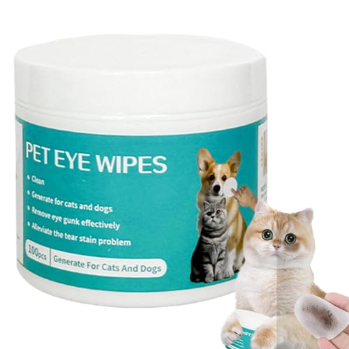 Dog Eye Teardrops, Dog Teardrop and Wipes, 100 Kittens Gentle Wipes, Dog Eye Cleaning Wipes, Extra Thick Puppy Wipes, Pet Eye Sham Remover Dog Eye Teardrops, Dog Teardrop and Wipes, 100 Kittens Gentle Wipes, Dog Eye Cleaning Wipes, Extra Thick Puppy Wipes, Pet Eye Sham Remover von ノーブランド品