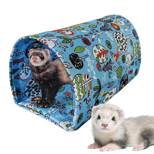 Hamstertunnel Spielzeug, Kleintiertunnel - Faltbares Hamsterbett, Kleintierröhrentunnel, Tiertunnel, tragbarer Tunnel, gemütliches Nest für versteckte Ruhe von ノーブランド品