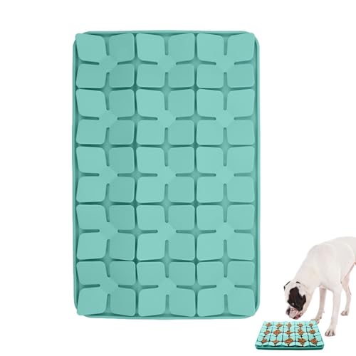 Hund Stressabbau Matte, Hundemahlzeitmatte, Anti-Boredom Hundematte, Hund Leckmatte, Hundefutter Matte, Haustier Langeweile Waren, Hund Lecken Silikonmatte, Saugnapfmatte für Hunde, Langsames Fressen von ノーブランド品