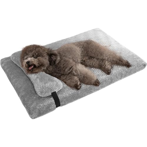 Hundebett mit Kissen, orthopädisches Hundebett | Hundebett orthopädische Hundematte mit abnehmbarem Kissen – Haustier-Schlafmatte Hundekäfigbett rutschfeste Unterseite Sofa Hundebett Haustierbett für Hundebett mit Kissen, orthopädisches Hundebett | Hundebett orthopädische Hundematte mit abnehmbarem Kissen – Haustier-Schlafmatte Hundekäfigbett rutschfeste Unterseite Sofa Hundebett Haustierbett für von ノーブランド品