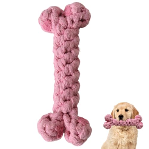 Hundespielzeug aus Seil, Kauspielzeug für Hunde, weicher Baumwollknochen, Kauspielzeug für Welpen, 15,5 cm, aggressives Kauspielzeug, Haustierzahnreinigungszubehör für Hunde und Katzen Hundespielzeug aus Seil, Kauspielzeug für Hunde, weicher Baumwollknochen, Kauspielzeug für Welpen, 15,5 cm, aggressives Kauspielzeug, Haustierzahnreinigungszubehör für Hunde und Katzen von ノーブランド品
