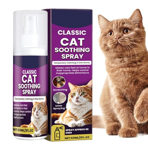 Katzen-Stressabbau-Spray, beruhigendes Spray für Katzen, 100 ml, natürliches Stressabbau-Spray, einfach anzuwenden mit Spray, pflanzlich gewonnen, reduziert Kratzer und Flecken sofort, schützt Möbel Katzen-Stressabbau-Spray, beruhigendes Spray für Katzen, 100 ml, natürliches Stressabbau-Spray, einfach anzuwenden mit Spray, pflanzlich gewonnen, reduziert Kratzer und Flecken sofort, schützt Möbel von ノーブランド品