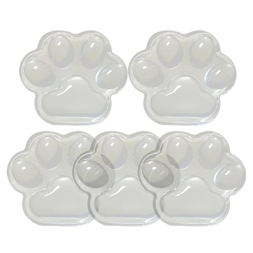 Katzenpfoten-Quetschspielzeug, weich, transparent, Katzenkrallenspielzeug, 5 Stück, Katzenpfoten-Set, Stress- und Entspannungsspielzeug, -Katzen-Quetschspielzeug von ノーブランド品